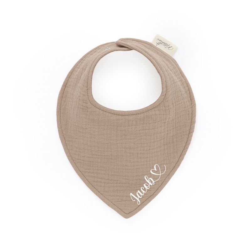 Siklesmekke med navn i hasselnøtt muslin - vanntett