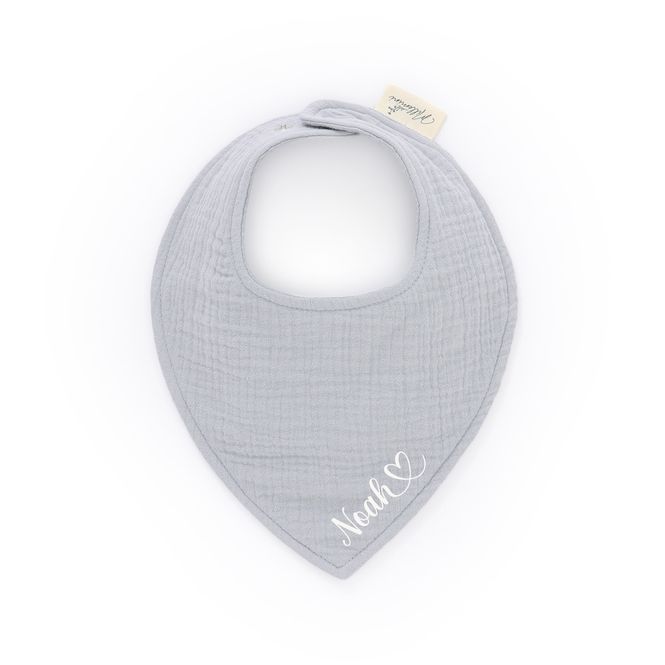 Hovedbilde Siklesmekke med navn i støvet lyseblå muslin - ...