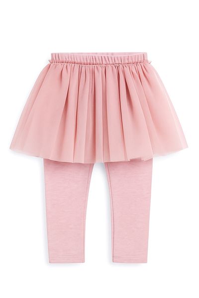 Melert tights med ballerinaskjørt
