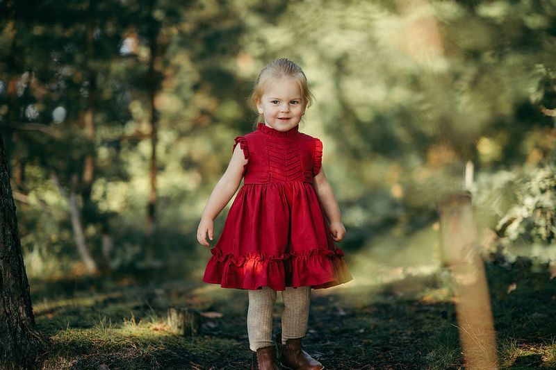 Mille julekjole i lin 