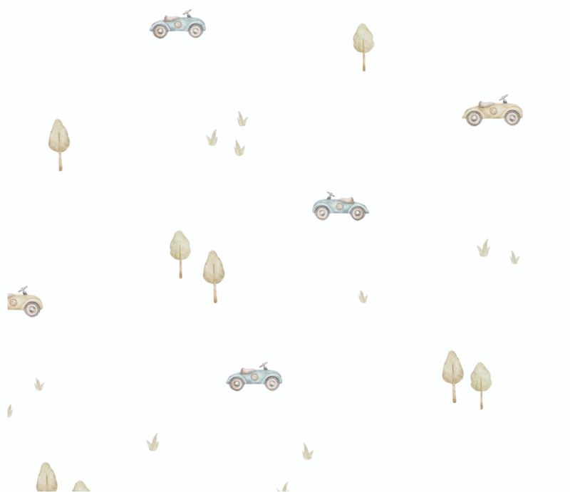 Tåkedis bambuspysjamas med nostalgiske biler 